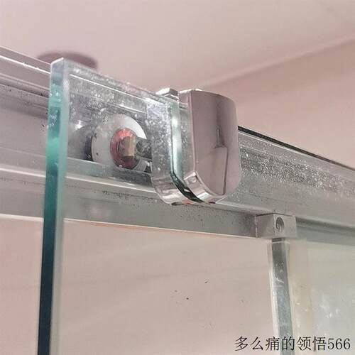 淋浴房滑轮浴室玻璃移门轮冲淋浴房门轮子配件推拉门铜吊轮摇摆.