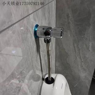 手按延时冲水阀公共厕所卫生间自闭阀. 全铜体小便池冲洗阀暗装