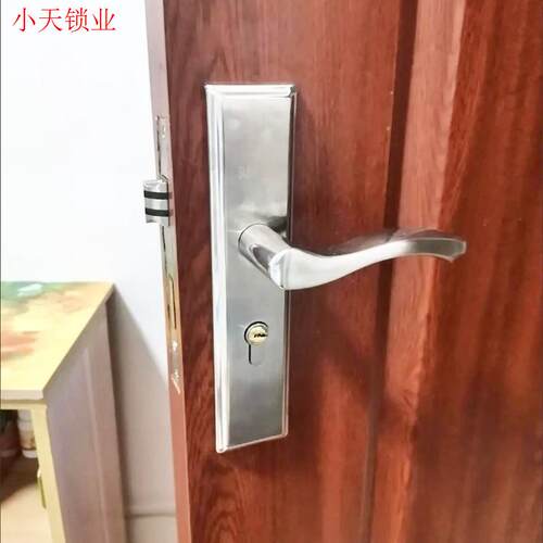 卧室锁具不锈钢门锁老式大58锁门把手木门锁家用房门锁室内门锁.