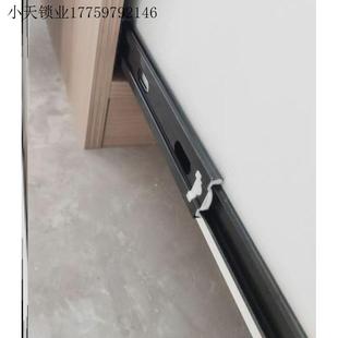 加厚不锈钢抽屉轨道导轨滑轮衣柜滑道阻尼缓冲静音三节二家具滑.