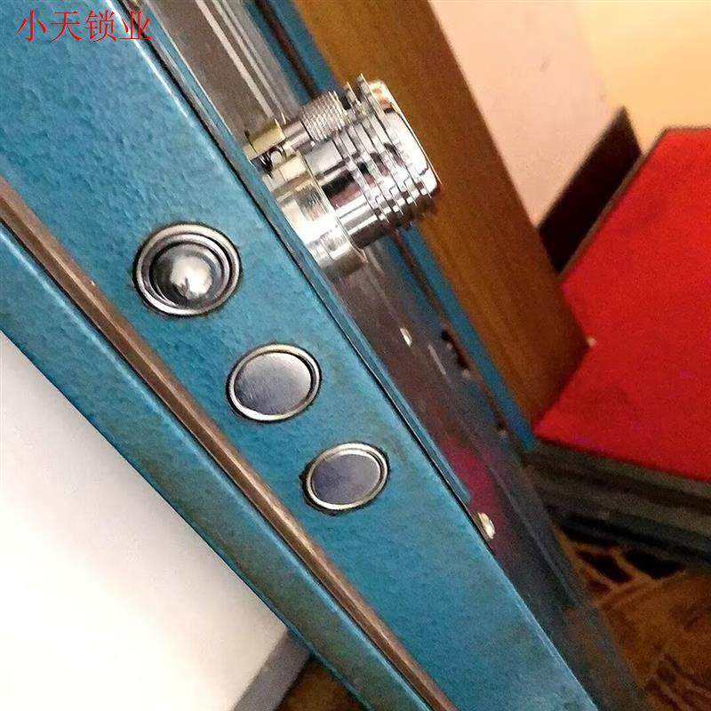 老式防盗门锁 自动碰锁 家卫石牛十字锁升级 C级叶片锁芯大门.