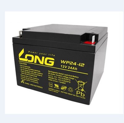 台湾新款LONG广隆蓄电池WP512电梯消防报警12V5AH卷帘门应急电源