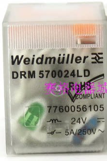 魏德米勒 继电器 DRM570024LD 正品出售 DC24V/5A 250V