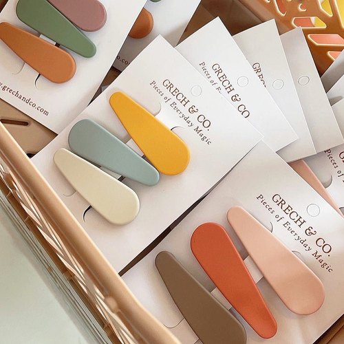 丹麦可爱发饰grech女童发夹百搭