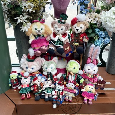 香港迪士尼圣诞节饼饼贝儿星黛露雪莉玫OLU龟钥匙扣公仔特价挂件