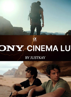 索尼 Slog3 True Tone Luts电影原彩胶片预设+达芬奇调色节点预设