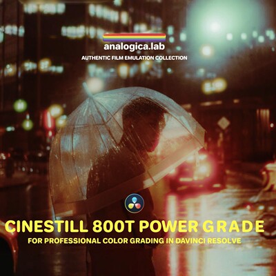 Analogica Lab  CINESTILL 800T LUT + POWERGRADE达芬奇胶片真