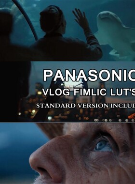 松下 Panasonic V-Log 专业调色 Luts ，50款