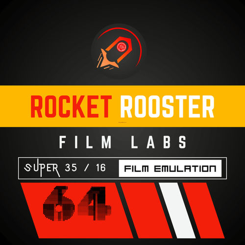 达芬奇DCTL调色插件 Rocket Rooster FIlm Labs 64柯达富士电影卷