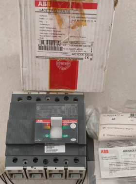 ABB断路器SACE TMAX T3N225 4P 125A订货号1SDA053572R1备件3个