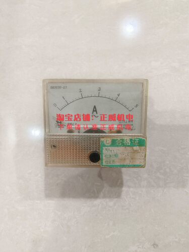 CHYT METER宇泰电流表85L1 0-5A现货库存1个