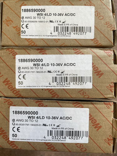 魏德米勒 W压线框熔断器型接线端子 WSI 4/LD 10-36V AC/DC