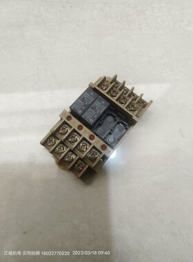 日本欧姆龙继电器G6B-1174P-FD-US+继电器底座G3S4 24VDC