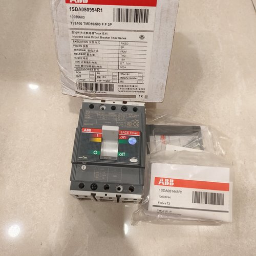 ABB断路器1SDA050994R1 SACE12S160 16A T2S160 TMD16/500 FF 3P