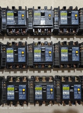 日本National漏电遮断器KC-60C/KC-50CK带辅助AUXILIARY SWITCH