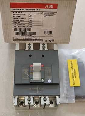 ABB断路器MCCB A2N250 TMF200/2000 F F 3P订货号1SDA066784R1