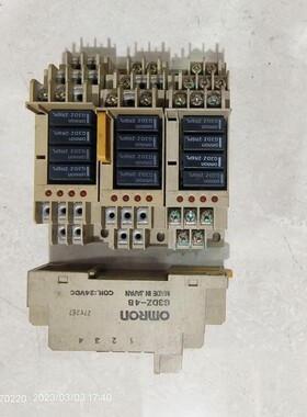 日本欧姆龙继电器G3DZ-2R6PL+继电器底座G3DZ-4B 24VDC
