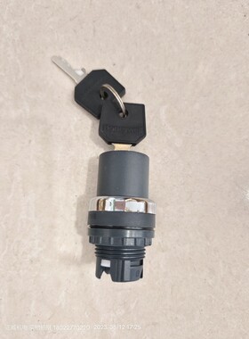 美国Honeywell霍尼韦尔黑色带钥匙两档旋钮头部