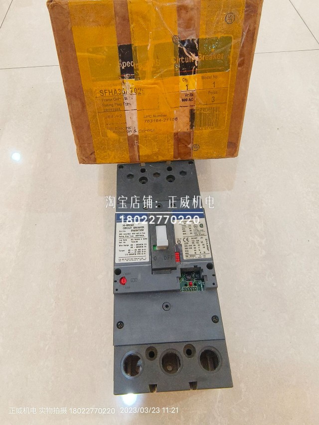 Record Plus通用GE美国产塑壳断路器SFHA36AT025  3P 250A