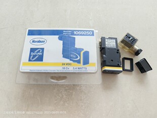 NORDSON诺信电磁阀1069250 热熔胶机喷嘴P/N 1069250 24VDC
