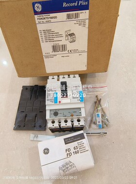 Record Plus通用GE现AEG牌塑壳断路器FDN36TD160GD 3P 160A FD160