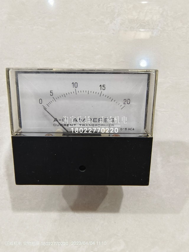 A-C AMPERES仪表 0-20 0-5ACA
