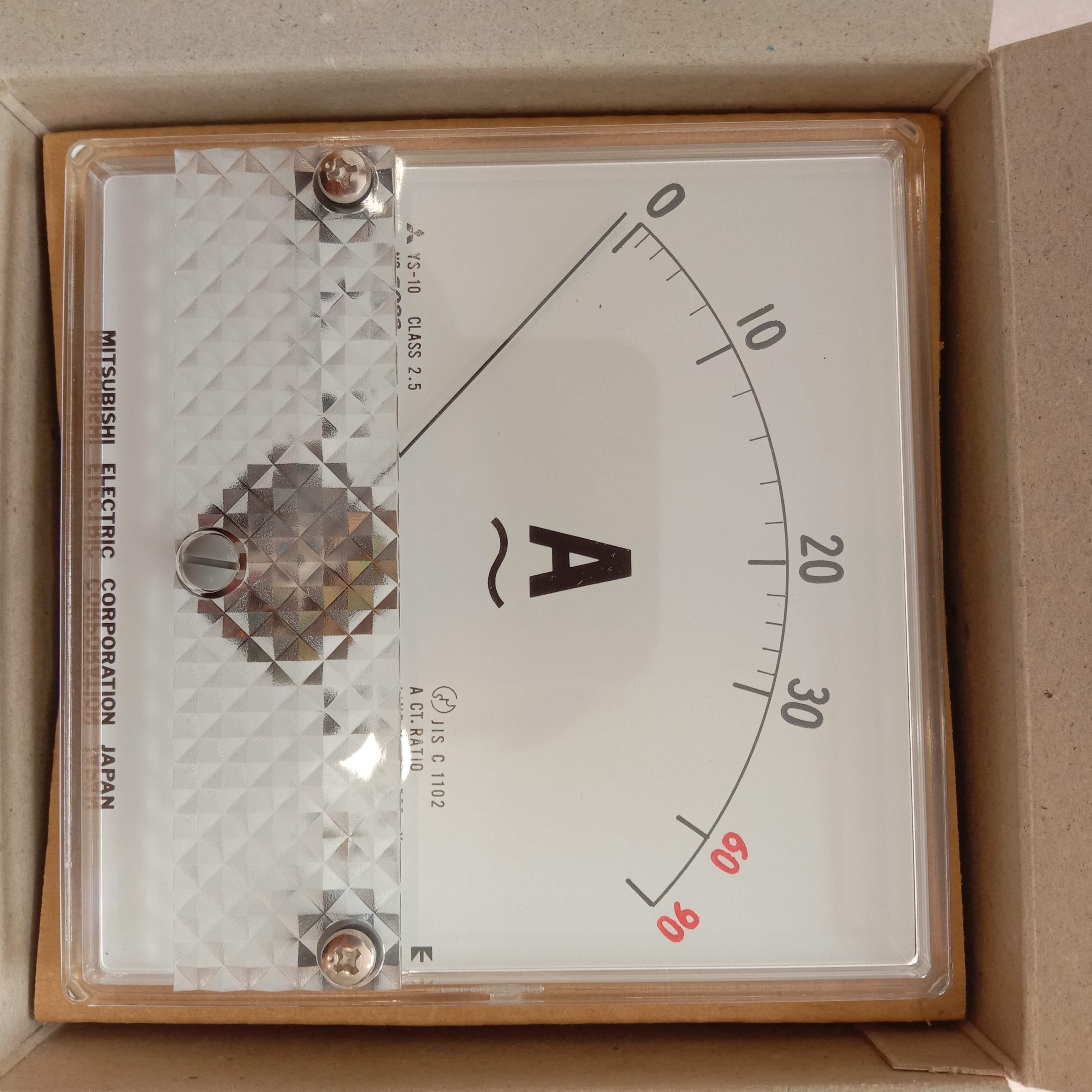 三菱指示电气计器YS-10G-AA YS-10 0-30-90A YS-10NAA 400/5-800A