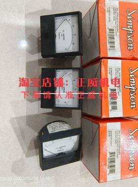 辛普森simpson A.C.AMPERES R.M.S.电流表2153 0-25/5A 0-75/5A