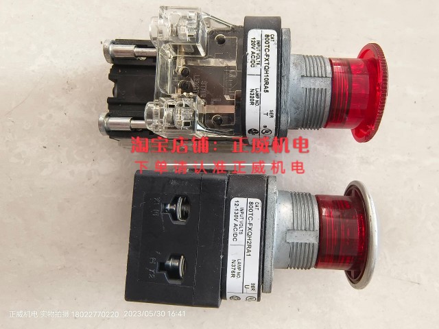 Allen-Bradley罗克韦尔带灯按钮800TC-FXTQH10RA5/800TC-FXQH2RA1