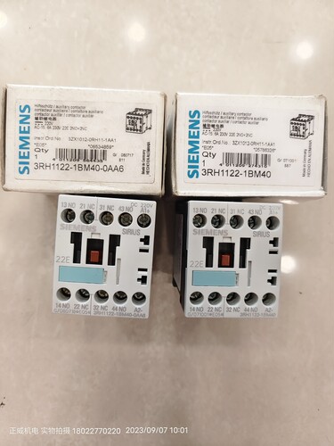 高压用SIEMENS西门子辅助继电器3RH1122-1BM40-0AA63RH1122-1BM40