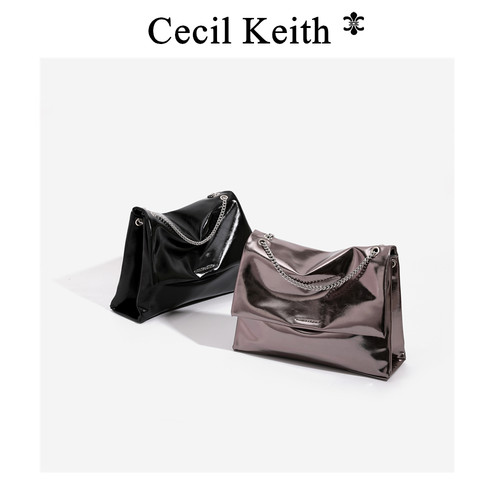 香港cecilKeith轻奢链条托特包
