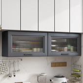 厨房餐菜盘置物架壁挂式 吊柜下方调味品备菜盘收纳吊柜墙壁上翻柜