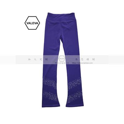 VALEVA花样滑冰服训练带钻高弹