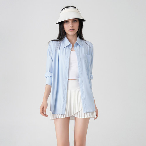 NOWMI夏季轻薄透气防晒衬衫女