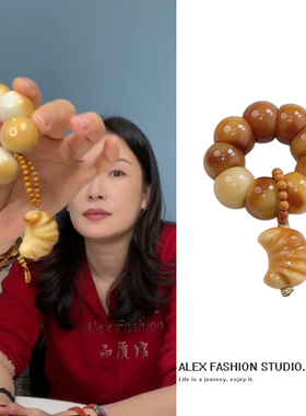 佟晨洁球姐同款蒜瓣象牙果手串手捻学生解压盘玩指尖盘串配饰文玩