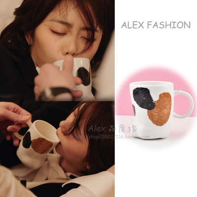 你比星光美丽谭松韵纪星同款杯子猫爪杯马克杯可爱牛奶早餐杯立体