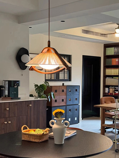 覆古茶室艺 Sabi风格 宋氏美学实木中世纪风格 枝形吊灯主卧室Wabi