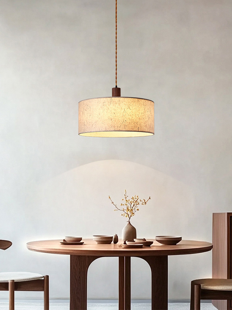 宋代美学宣纸吊灯设计师禅宗新中餐馆茶室中世纪侘侘风格床头小吊