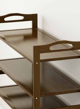 鞋架入户门口多层家用新款2026爆款小窄简易出租房用楠竹鞋柜室内