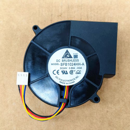 全新台达BFB1024HH-A DC24V 0.80A 9733 4线 滚珠轴承 鼓风机风扇