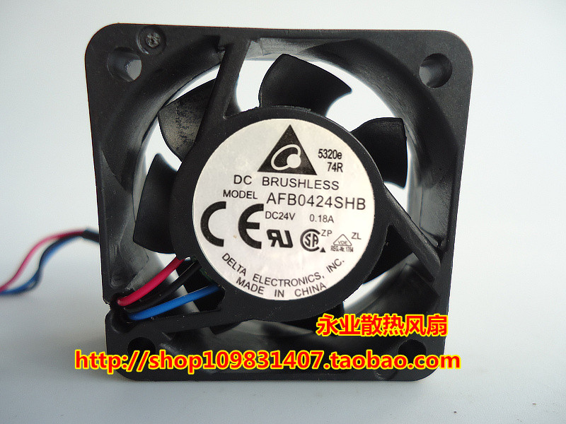 正品台达 AFB0424SHB 4015 24V 0.18A 4CM/厘米双滚珠变频器风扇