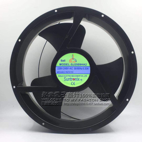 SJ2509HA2全新现货台湾三巨25489 AC220V 耐高温轴承散热风扇风机
