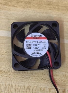 MF40102VX-1Q03C-A99 全新SUNON建准 4010 24V 1.92W 4厘米风扇