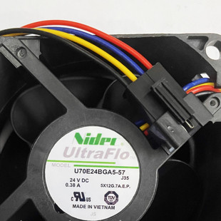 24V0.38全新Nidec 7CM7038设备直流放映机散热风扇 U70E24BGA5