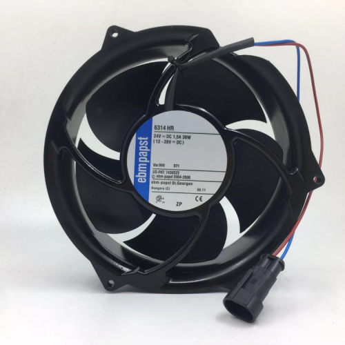 原装ebmpapst 24V 36W 6314HU 6314HR ACS510变频器ABB散热风扇