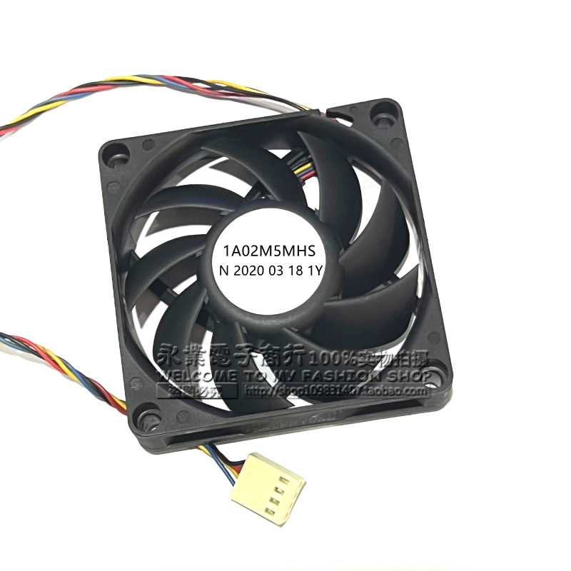 AMD平台7CM/厘米 1A02M5MHS 4线调速电脑机箱CPU 12V散热风扇7015