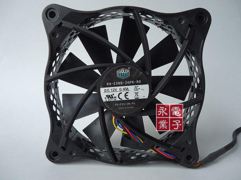 Cooler Master/酷冷至尊 R4-EXBB-20PK-R0 12V 0.45A 12CM 4线