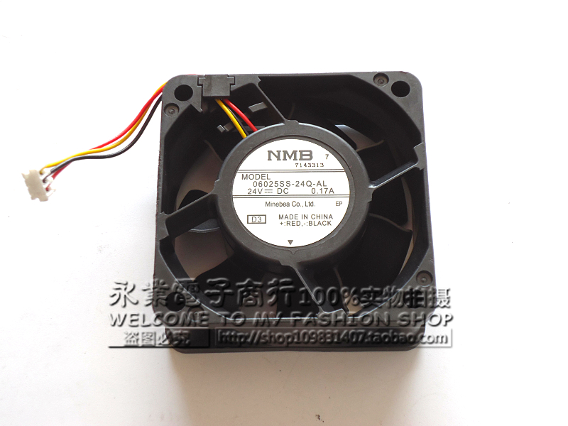 原装进口 NMB 06025SS-24Q-AL 24V 0.17 三线 变频器散热风扇