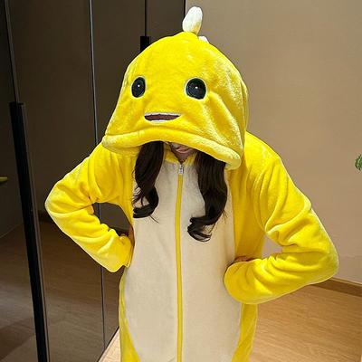 奶龙睡衣法兰绒睡衣浅尚玫瑰