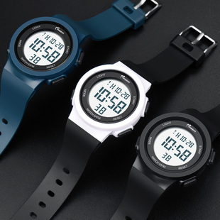 初中生带闹钟的手表男学生2025年新款防水中学生可以定闹铃电子表